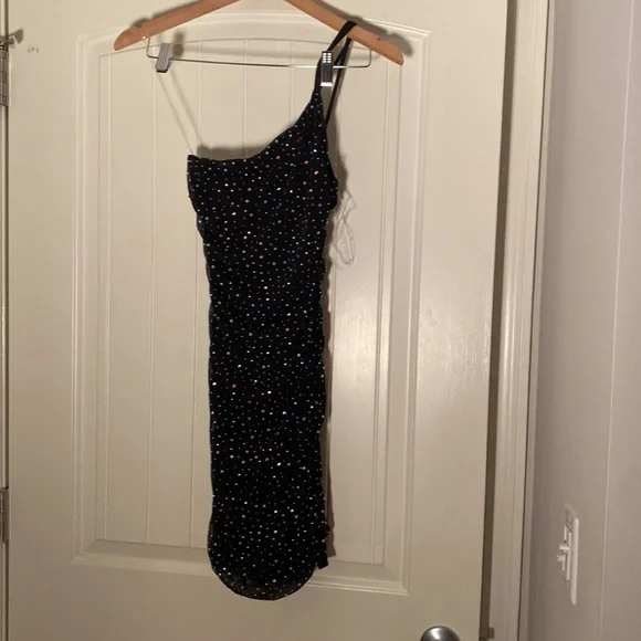 sachin and babi light blue dress Windsor | Dresses | Windsor Black Sequin Deep Vneck Mini Dress main image 1